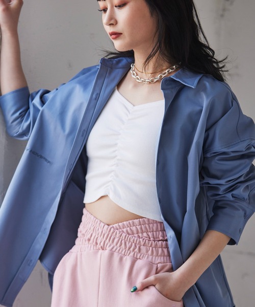 FIG&VIPER（フィグアンドバイパー）の「リブオフショルTOP（Tシャツ/カットソー・レディース・ホワイト/ブラック/ベージュ・FREE）」の10枚目の写真