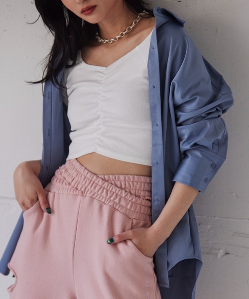 FIG&VIPER（フィグアンドバイパー）の「リブオフショルTOP（Tシャツ/カットソー・レディース・ホワイト/ブラック/ベージュ・FREE）」の17枚目の写真