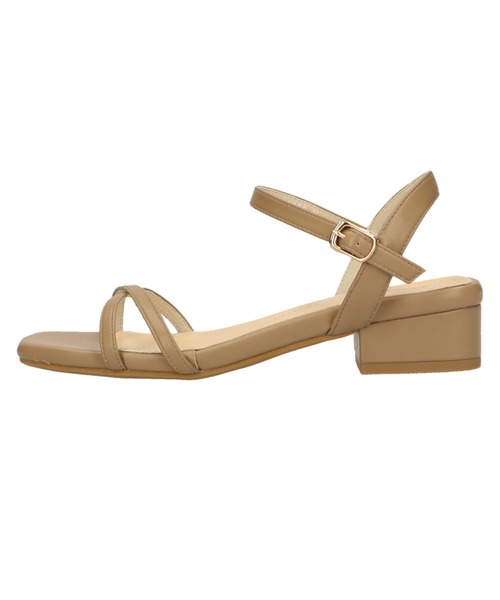 WA ORiental TRaffic(ダブルエーオリエンタルトラフィック)の「ナロークロスストラップサンダル/22202(サンダル・レディース・イエロー/ブラック/ベージュ・L/LL/S/M/SS/3L)」の13枚目の写真