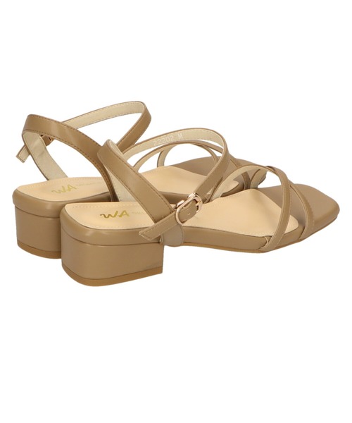 WA ORiental TRaffic(ダブルエーオリエンタルトラフィック)の「ナロークロスストラップサンダル/22202(サンダル・レディース・イエロー/ブラック/ベージュ・L/LL/S/M/SS/3L)」の16枚目の写真