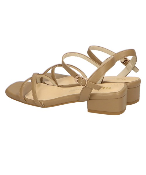 WA ORiental TRaffic(ダブルエーオリエンタルトラフィック)の「ナロークロスストラップサンダル/22202(サンダル・レディース・イエロー/ブラック/ベージュ・L/LL/S/M/SS/3L)」の19枚目の写真