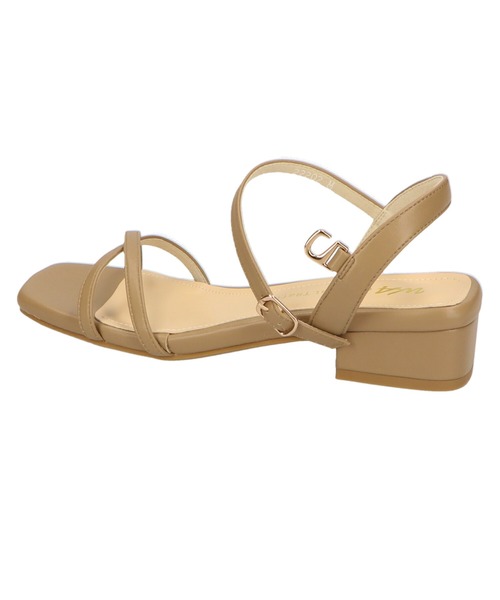 WA ORiental TRaffic(ダブルエーオリエンタルトラフィック)の「ナロークロスストラップサンダル/22202(サンダル・レディース・イエロー/ブラック/ベージュ・L/LL/S/M/SS/3L)」の20枚目の写真