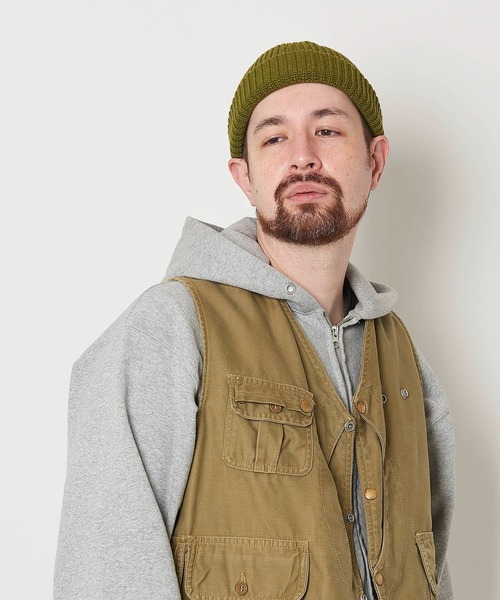 Mighty Shine（マイティシャイン）の「Fisherman Roll Knit Cap（ニットキャップ/ビーニー・メンズ・カーキ/ブラウン/オレンジ/ブラック/ネイビー・FREE）」の14枚目の写真