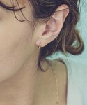 ete K18YG ピアス　両耳 ete（エテ）の「K18YG フープ ピアス（ピアス（両耳用））」 - WEAR