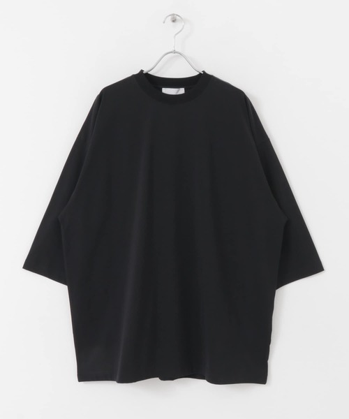 SENSE OF PLACE by URBAN RESEARCH(センスオブプレイスバイアーバンリサーチ)の「スムースシルケットエクストラルーズTシャツ(Tシャツ/カットソー・メンズ・ミント/グリーン/アイボリー/ブラック/ホワイト・ONE)」の8枚目の写真