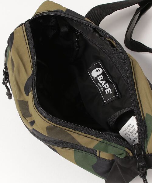 A BATHING APE（アベイシングエイプ）の「1ST CAMO PACKABLE WAIST BACK M（ボディバッグ/ウエストポーチ・メンズ・グリーン/イエロー・FREE）」の5枚目の写真