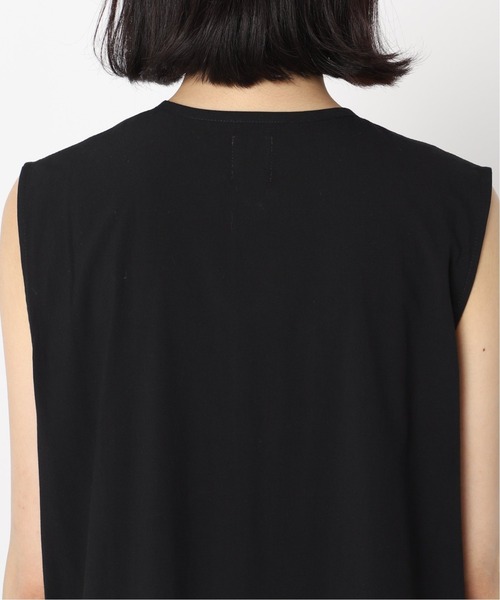 U by SPICK&SPAN(ユーバイスピックアンドスパン)の「はしごレースノースリーブティアードドレス(ワンピース・レディース・ホワイト/ブラック・FREE)」の4枚目の写真