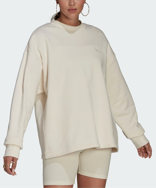 adidas(アディダス)の「スウェット / トレーナー / アディダスオリジナルス(レディース)(スウェット・レディース・ホワイト/ピンク系その他・MEDIUM/XX-LARGE/SMALL/LARGE/X-LARGE/X-SMALL)」の2枚目の写真