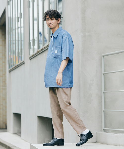 JOURNAL STANDARD relume(ジャーナルスタンダード レリューム)の「TEC CANVAS ワイドイージーパンツ(スラックス・メンズ・ブラック/ネイビー/ブラウン/オフホワイト・MEDIUM/LARGE)」の15枚目の写真