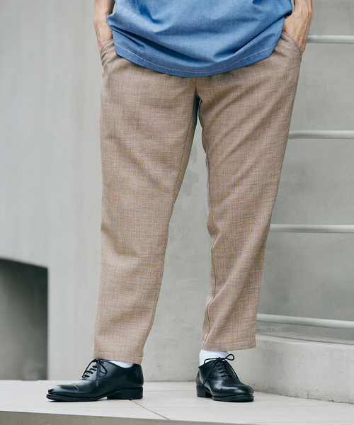 JOURNAL STANDARD relume(ジャーナルスタンダード レリューム)の「TEC CANVAS ワイドイージーパンツ(スラックス・メンズ・ブラック/ネイビー/ブラウン/オフホワイト・MEDIUM/LARGE)」の16枚目の写真
