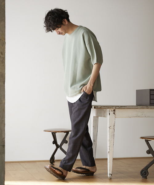 JOURNAL STANDARD relume(ジャーナルスタンダード レリューム)の「TEC CANVAS ワイドイージーパンツ(スラックス・メンズ・ブラック/ネイビー/ブラウン/オフホワイト・MEDIUM/LARGE)」の18枚目の写真