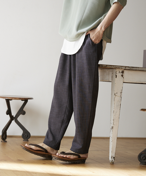 JOURNAL STANDARD relume(ジャーナルスタンダード レリューム)の「TEC CANVAS ワイドイージーパンツ(スラックス・メンズ・ブラック/ネイビー/ブラウン/オフホワイト・MEDIUM/LARGE)」の20枚目の写真