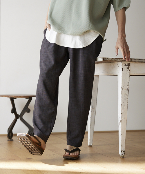 JOURNAL STANDARD relume(ジャーナルスタンダード レリューム)の「TEC CANVAS ワイドイージーパンツ(スラックス・メンズ・ブラック/ネイビー/ブラウン/オフホワイト・MEDIUM/LARGE)」の21枚目の写真