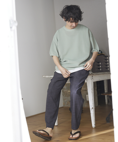 JOURNAL STANDARD relume(ジャーナルスタンダード レリューム)の「TEC CANVAS ワイドイージーパンツ(スラックス・メンズ・ブラック/ネイビー/ブラウン/オフホワイト・MEDIUM/LARGE)」の22枚目の写真