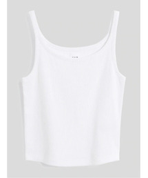 GAP | リブ クロップド スパゲッティ タンクトップ(タンクトップ)