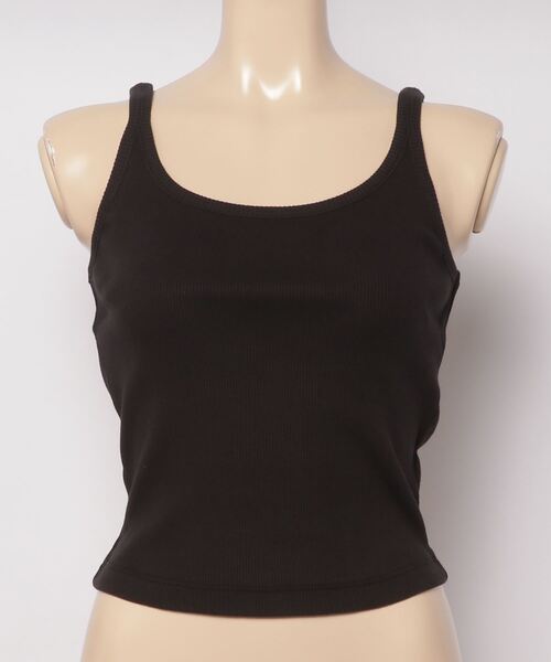 alo ブラック クロップド リブタンクトップ 黒S alo ブラック クロップド リブタンクトップ 黒S