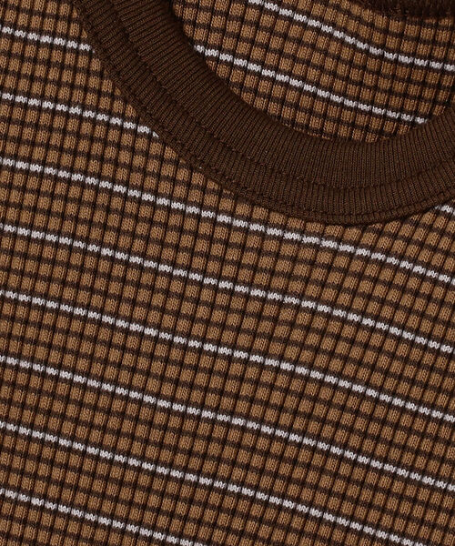 Ray BEAMS(レイビームス)の「Ray BEAMS / マルチボーダー タンクトップ(タンクトップ・レディース・ライトブルー/ダークブラウン/イエロー・ONE SIZE)」の13枚目の写真