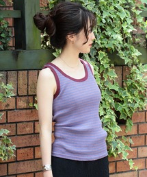 Ray BEAMS | Ray BEAMS / マルチボーダー タンクトップ(タンクトップ)