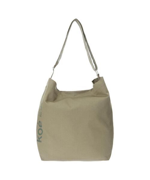 koe（コエ）の「キャンバスワンショルダーバッグ（ショルダーバッグ・レディース・ライトカーキ/アイボリー/ブラック・FREE）」の20枚目の写真