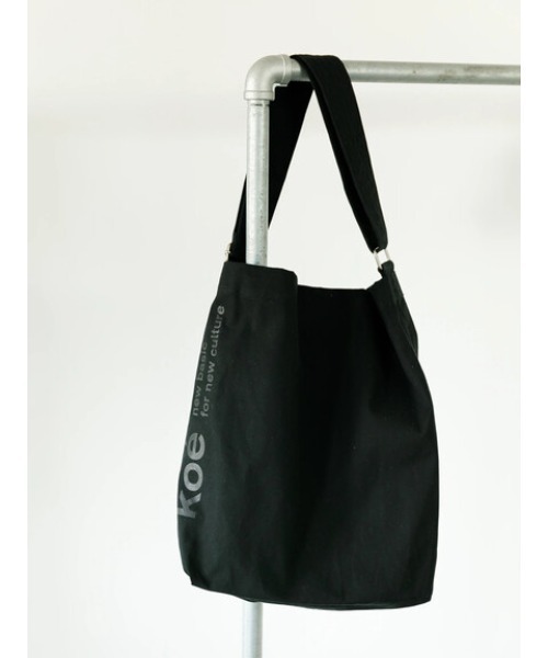 koe（コエ）の「キャンバスワンショルダーバッグ（ショルダーバッグ・レディース・ライトカーキ/アイボリー/ブラック・FREE）」の5枚目の写真