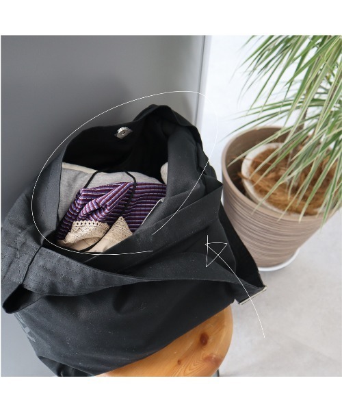 koe（コエ）の「キャンバスワンショルダーバッグ（ショルダーバッグ・レディース・ライトカーキ/アイボリー/ブラック・FREE）」の16枚目の写真