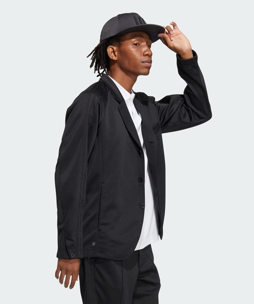 adidas（アディダス）の「スリーストライプス テーラードジャケット【adidas Golf/アディダスゴルフ】（テーラードジャケット・メンズ・ネイビー/ブラック・SMALL/MEDIUM/LARGE/X-LARGE/XX-LARGE）」の20枚目の写真