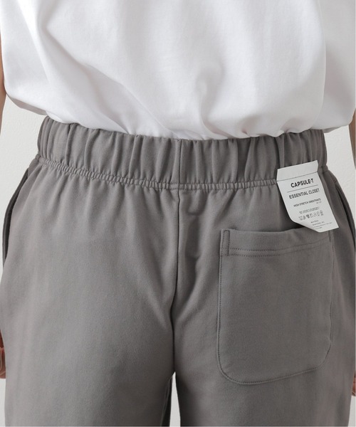 417 EDIFICE(フォーワンセブンエディフィス)の「【CAPSULE-T】Essential ショーツ(スウェットパンツ・メンズ・ホワイト/チャコールグレー/ブラック・SMALL/MEDIUM/LARGE)」の15枚目の写真