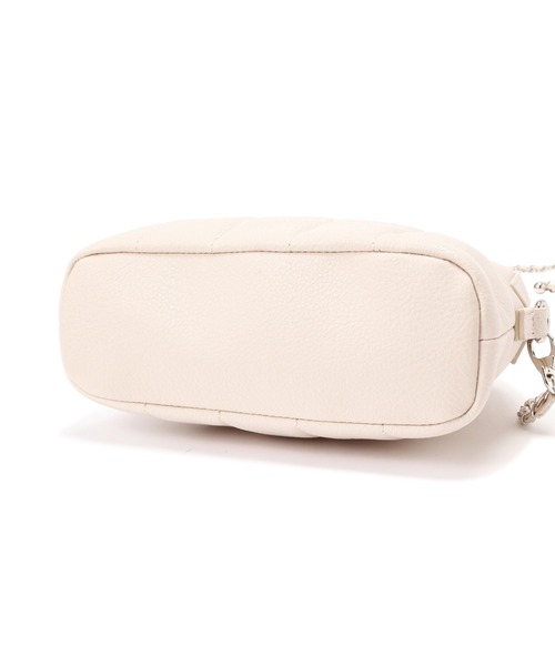 FREE'S MART（フリーズマート）の「◇ボストンチェーンショルダーバッグ（ハンドバッグ・レディース・ホワイト/シャーベット/ブラック・ﾌﾘ-）」の6枚目の写真