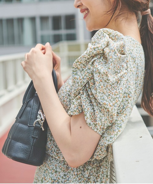 FREE'S MART（フリーズマート）の「◇ボストンチェーンショルダーバッグ（ハンドバッグ・レディース・ホワイト/シャーベット/ブラック・ﾌﾘ-）」の15枚目の写真