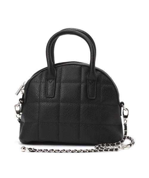 FREE'S MART（フリーズマート）の「◇ボストンチェーンショルダーバッグ（ハンドバッグ・レディース・ホワイト/シャーベット/ブラック・ﾌﾘ-）」の19枚目の写真