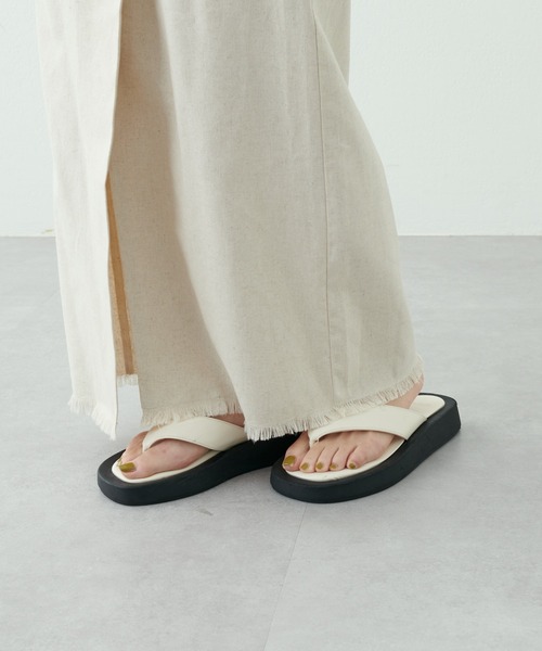 natural couture（ナチュラルクチュール）の「【WEB限定サイズあり】【大人ナチュ】大人のアシメスリットスカート（スカート・レディース・ブラック/ベージュ/レッド・MEDIUM/LARGE）」の13枚目の写真