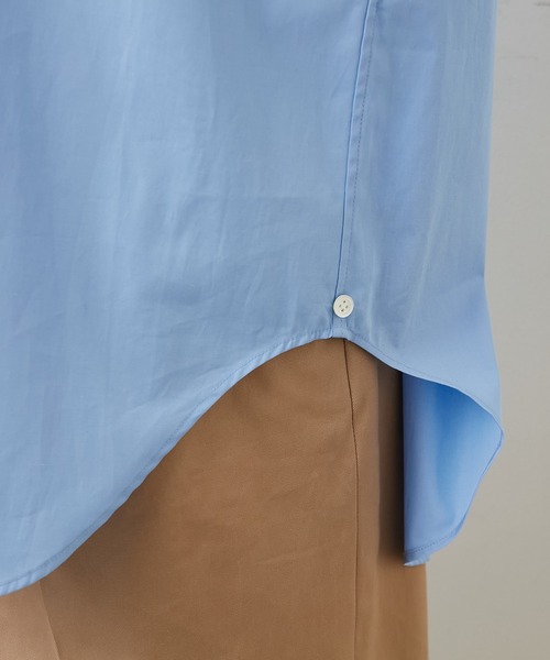 GALLARDAGALANTE（ガリャルダガランテ）の「プレーンカラーシャツ（シャツ/ブラウス・レディース・ホワイト/ネイビー/サックスブルー/ピンク・FREE）」の16枚目の写真