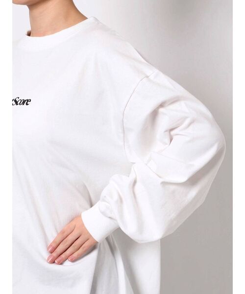jouetie(ジュエティ)の「シンプルロゴロンT(Tシャツ/カットソー・レディース・オフホワイト・MEDIUM)」の7枚目の写真