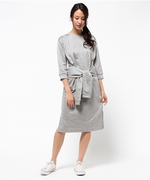 ROSE BUD | LCTO-15116 WAIST TIE LONGDRESS(ワンピース)