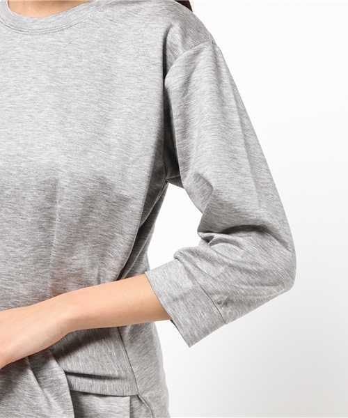 ROSE BUD（ローズバッド）の「LCTO-15116 WAIST TIE LONGDRESS（ワンピース・レディース・ミックスグレー/ネイビー・ONE SIZE）」の8枚目の写真