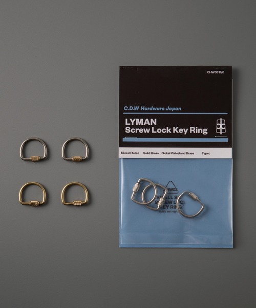 HIGHTIDE（ハイタイド）の「CANDY DESIGN & WORKS LYMAN (CHW-03) キャンディーデザイン＆ワークス ライマン スクリューロック キーリング（キーホルダー・メンズ・その他2/その他1/その他3・FREE）」の5枚目の写真