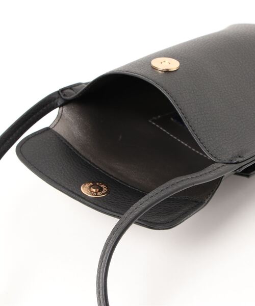 HONEYSUCKLE ROSE（ハニーサックルローズ）の「【HONEYSUCKLE ROSE】フェイクレザーミニポーチショルダー（ショルダーバッグ・レディース・ブラック/オフホワイト/イエロー・ONE SIZE）」の6枚目の写真