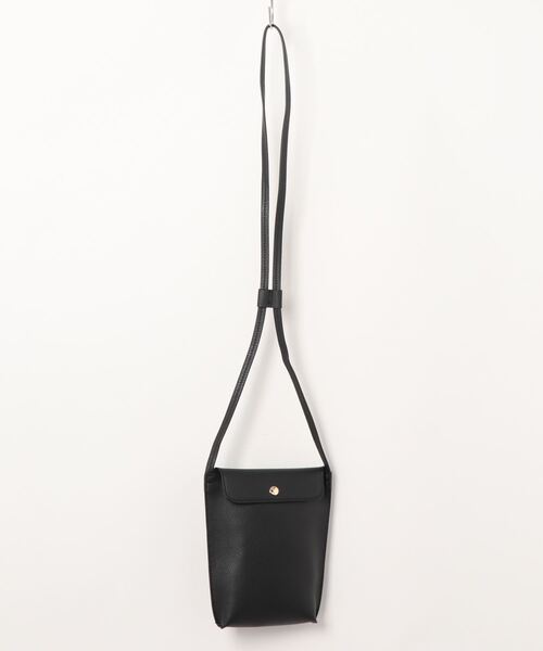 HONEYSUCKLE ROSE（ハニーサックルローズ）の「【HONEYSUCKLE ROSE】フェイクレザーミニポーチショルダー（ショルダーバッグ・レディース・ブラック/オフホワイト/イエロー・ONE SIZE）」の11枚目の写真