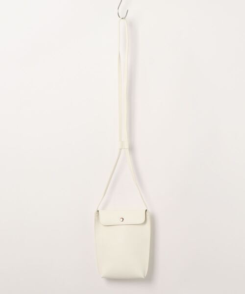 HONEYSUCKLE ROSE（ハニーサックルローズ）の「【HONEYSUCKLE ROSE】フェイクレザーミニポーチショルダー（ショルダーバッグ・レディース・ブラック/オフホワイト/イエロー・ONE SIZE）」の10枚目の写真