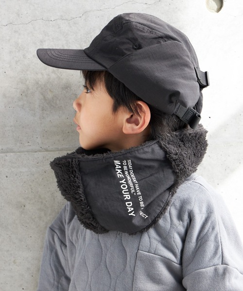 MAKE YOUR DAY（メイクユアデイ）の「ネックウォーマー（ネックウォーマー/スヌード・キッズ・ピンク/カーキ/ネイビー/ブラック・FREE）」の2枚目の写真