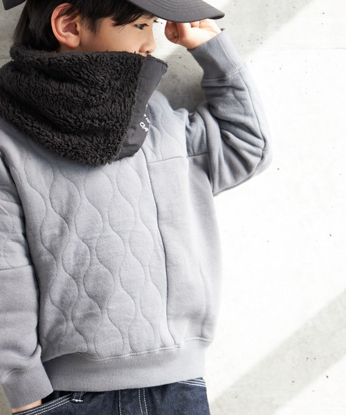 MAKE YOUR DAY（メイクユアデイ）の「ネックウォーマー（ネックウォーマー/スヌード・キッズ・ピンク/カーキ/ネイビー/ブラック・FREE）」の7枚目の写真