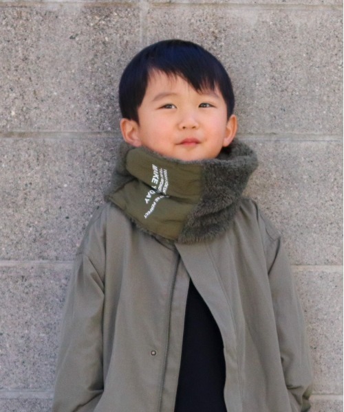 MAKE YOUR DAY（メイクユアデイ）の「ネックウォーマー（ネックウォーマー/スヌード・キッズ・ピンク/カーキ/ネイビー/ブラック・FREE）」の17枚目の写真