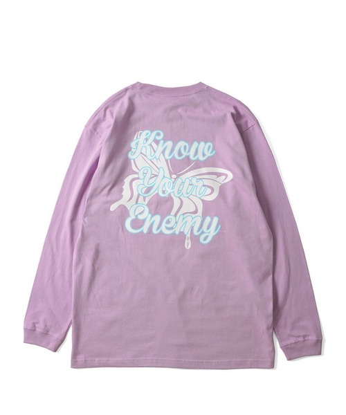 MFC STORE(エムエフシーストア)の「MFC STORE "MFC$" BUTTERFLY MS L/S TEE(Tシャツ/カットソー・メンズ・ホワイト/ブラック/ライトパープル・M/S/L/XL)」の3枚目の写真