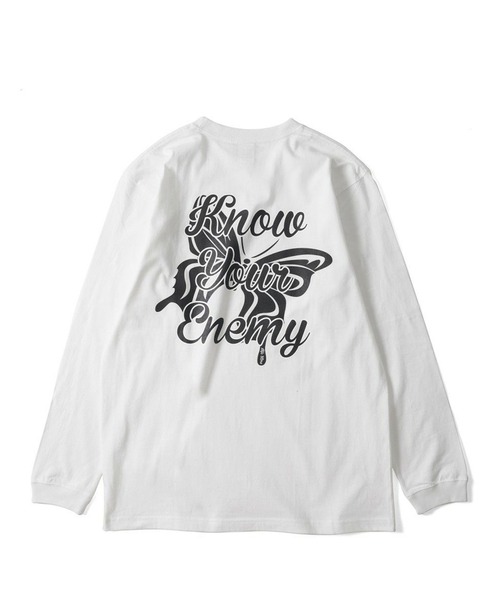 MFC STORE(エムエフシーストア)の「MFC STORE "MFC$" BUTTERFLY MS L/S TEE(Tシャツ/カットソー・メンズ・ホワイト/ブラック/ライトパープル・M/S/L/XL)」の2枚目の写真