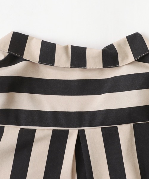 antiqua（アンティカ）の「ストライプジャケット（テーラードジャケット・レディース・ブラック・FREE）」の10枚目の写真