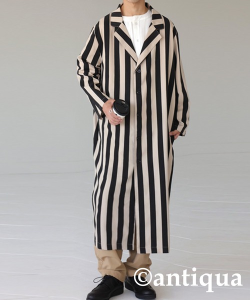 antiqua（アンティカ）の「ストライプジャケット（テーラードジャケット・レディース・ブラック・FREE）」の19枚目の写真