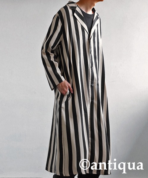 antiqua（アンティカ）の「ストライプジャケット（テーラードジャケット・レディース・ブラック・FREE）」の18枚目の写真
