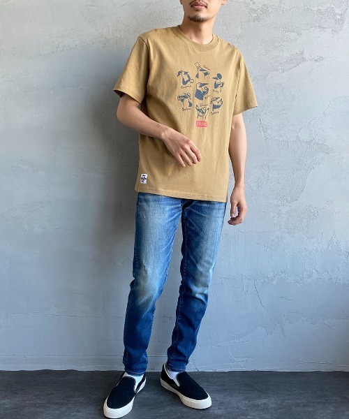 CHUMS（チャムス）の「【WEB限定】[CHUMS/チャムス] ブービー&フレンズ プリントTシャツ（Tシャツ/カットソー・レディース・ベージュ/ホワイト/グレー・M/XL/L）」の9枚目の写真