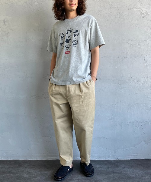 CHUMS（チャムス）の「【WEB限定】[CHUMS/チャムス] ブービー&フレンズ プリントTシャツ（Tシャツ/カットソー・レディース・ベージュ/ホワイト/グレー・M/XL/L）」の7枚目の写真