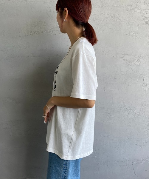 CHUMS（チャムス）の「【WEB限定】[CHUMS/チャムス] ブービー&フレンズ プリントTシャツ（Tシャツ/カットソー・レディース・ベージュ/ホワイト/グレー・M/XL/L）」の20枚目の写真